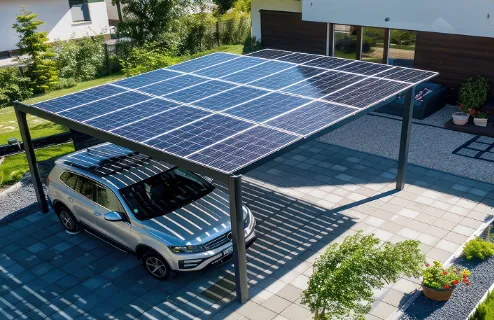 installation-panneau-photovoltaique-carport installation panneaux photovoltaique carport