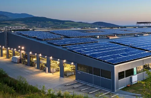 installation panneaux photovoltaiques industrie professionnel