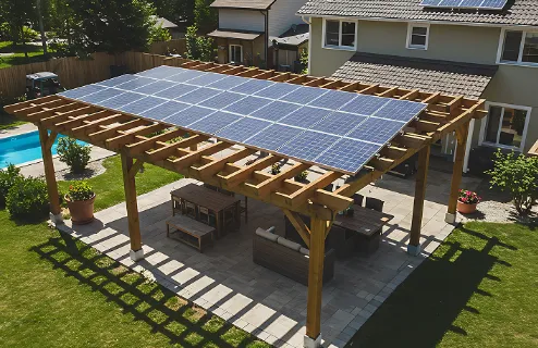 installation-panneaux-photovoltaiques-pergolas installation panneaux photovoltaique pergolas