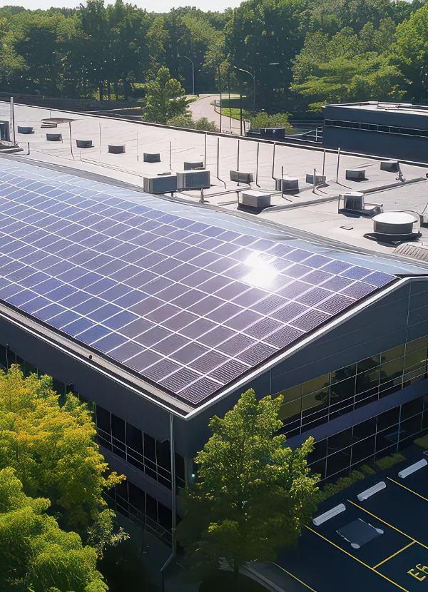 panneaux photovoltaiques batiment publique